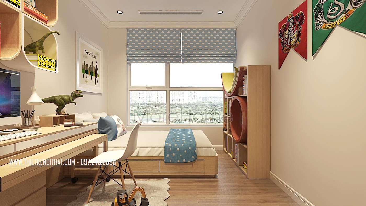 thiết kế nội thất căn hộ chung cư Vinhomes Gardenia Thiết kế nội thất chung cư tân cổ điển tại Vinhomes Gardenia